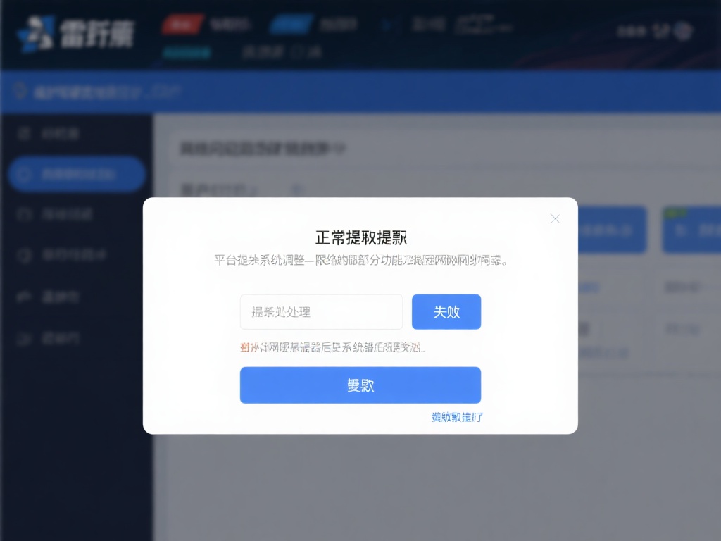 深入剖析雷竞技账户提款受阻原因及解决方案 网络问题或系统维护
用户有时可能在正常提交提款申